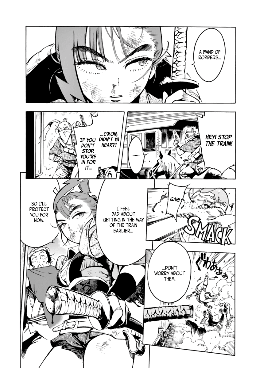 Renjou Desperado Chapter 3 page 11 - Chapter 3: The reckless girl and the train thieves