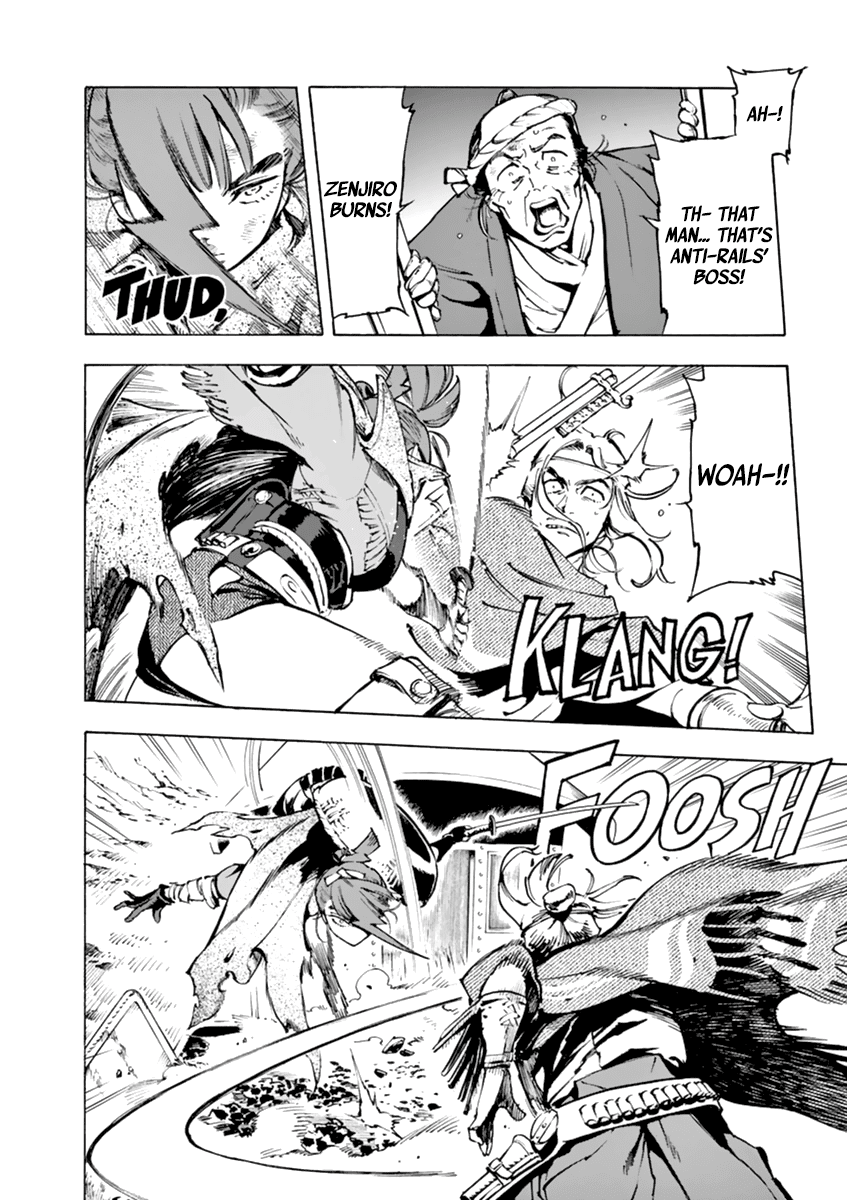 Renjou Desperado Chapter 3 page 13 - Chapter 3: The reckless girl and the train thieves