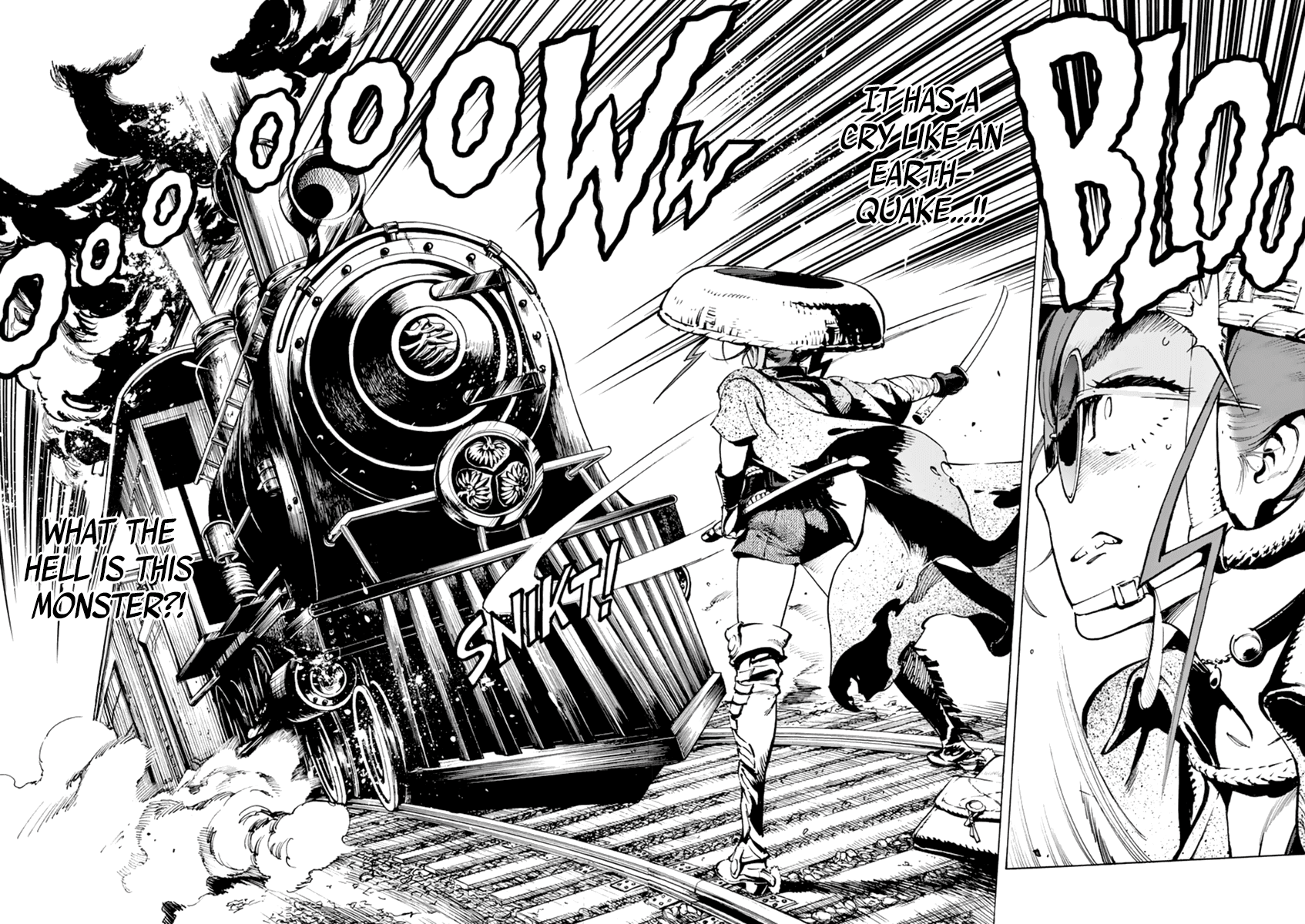 Renjou Desperado Chapter 3 page 4 - Chapter 3: The reckless girl and the train thieves