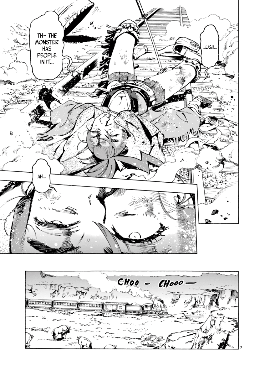 Renjou Desperado Chapter 3 page 6 - Chapter 3: The reckless girl and the train thieves
