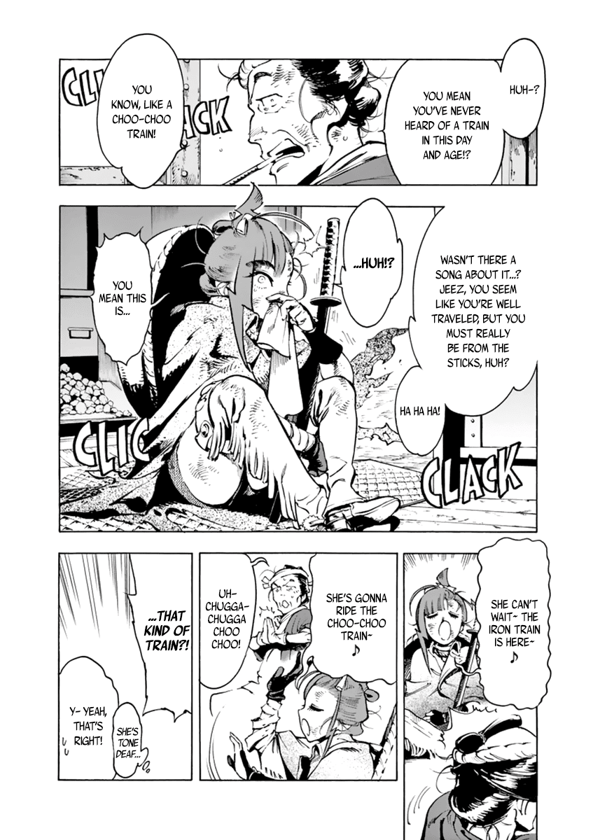 Renjou Desperado Chapter 3 page 7 - Chapter 3: The reckless girl and the train thieves