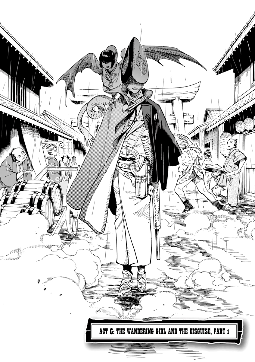 Renjou Desperado Chapter 6 page 6 - Chapter 6: The wandering girl and the disguise, part 1