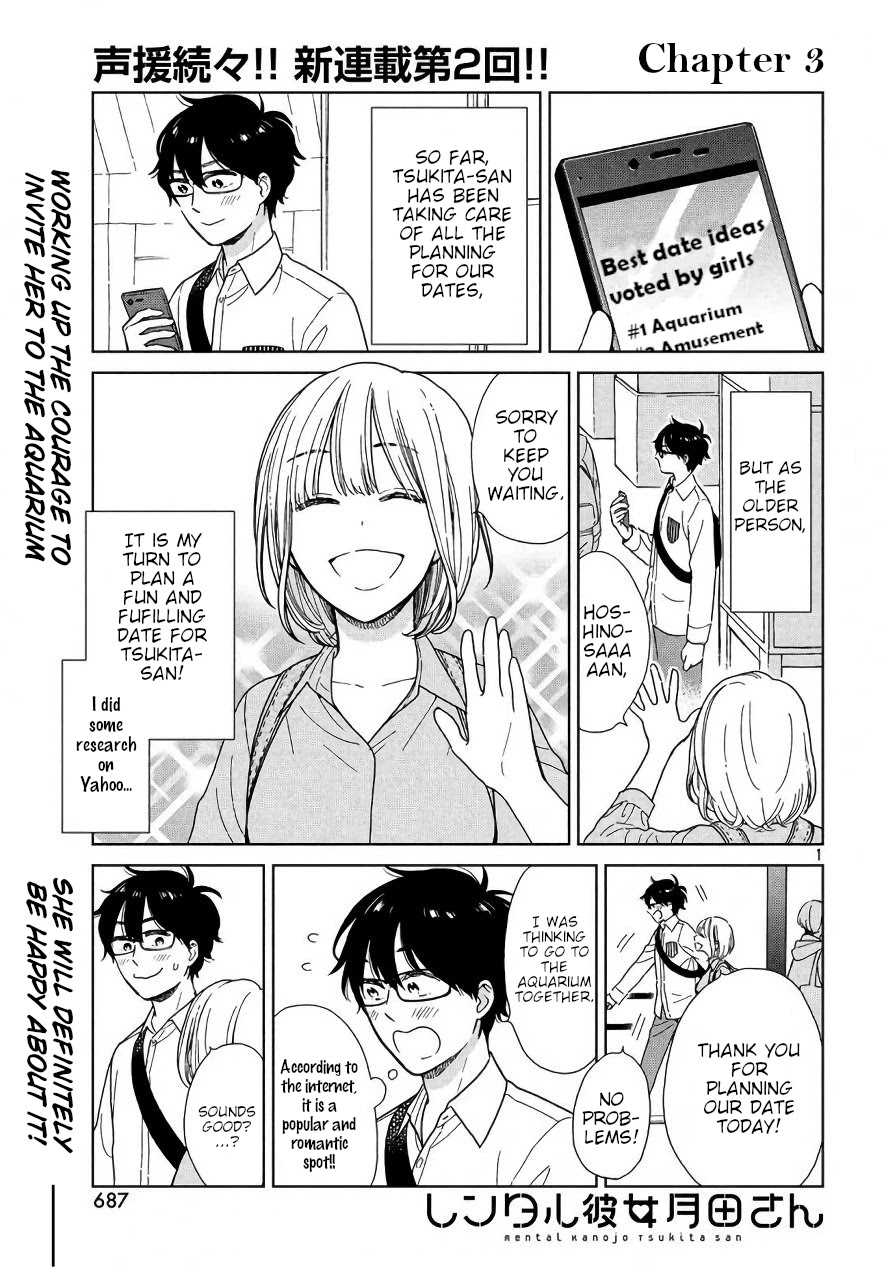 Rental Girlfriend Tsukita-san Chapter 3 page 1 - Chapter 3: The 3rd Date