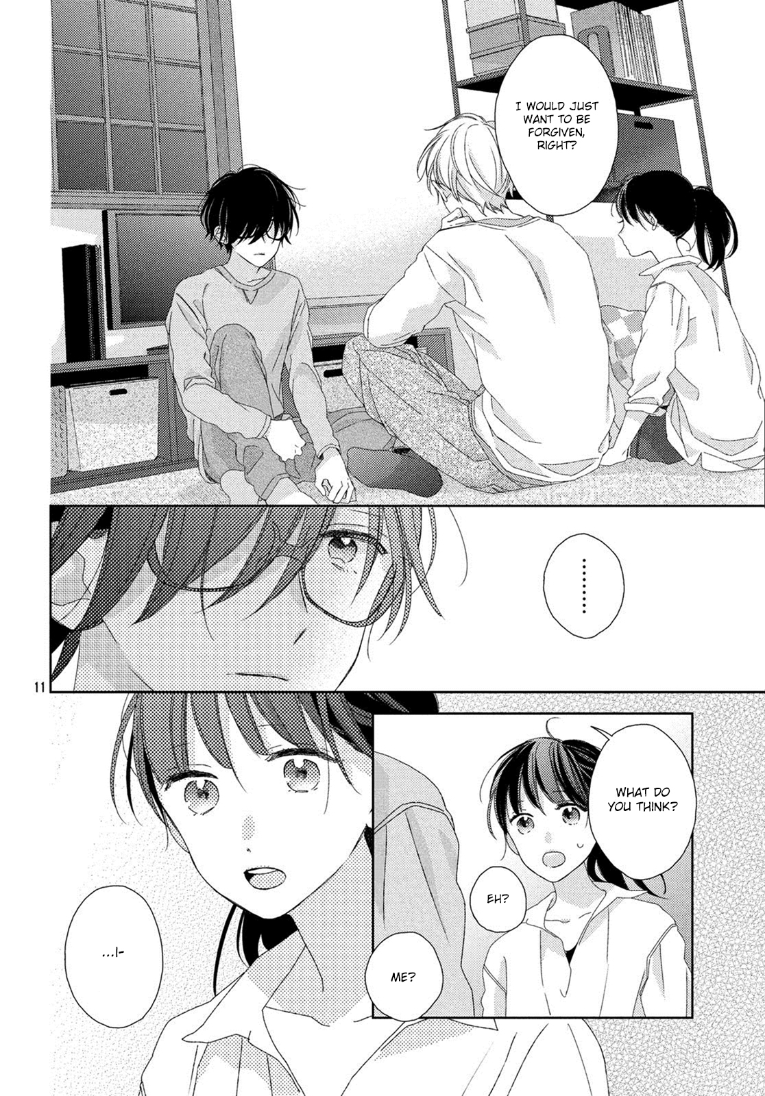 Renzu-Sou no Sankaku Chapter 12 page 10 - Chapter 12: determination and smile