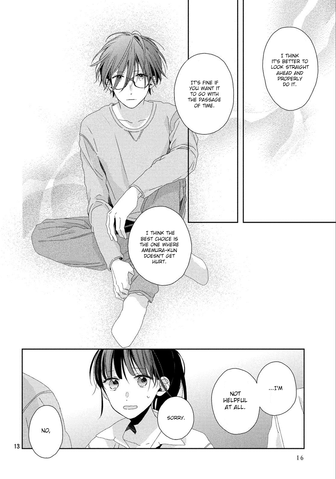 Renzu-Sou no Sankaku Chapter 12 page 12 - Chapter 12: determination and smile