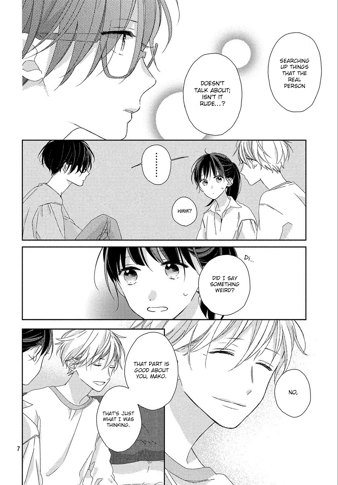 Renzu-Sou no Sankaku Chapter 12 page 6 - Chapter 12: determination and smile