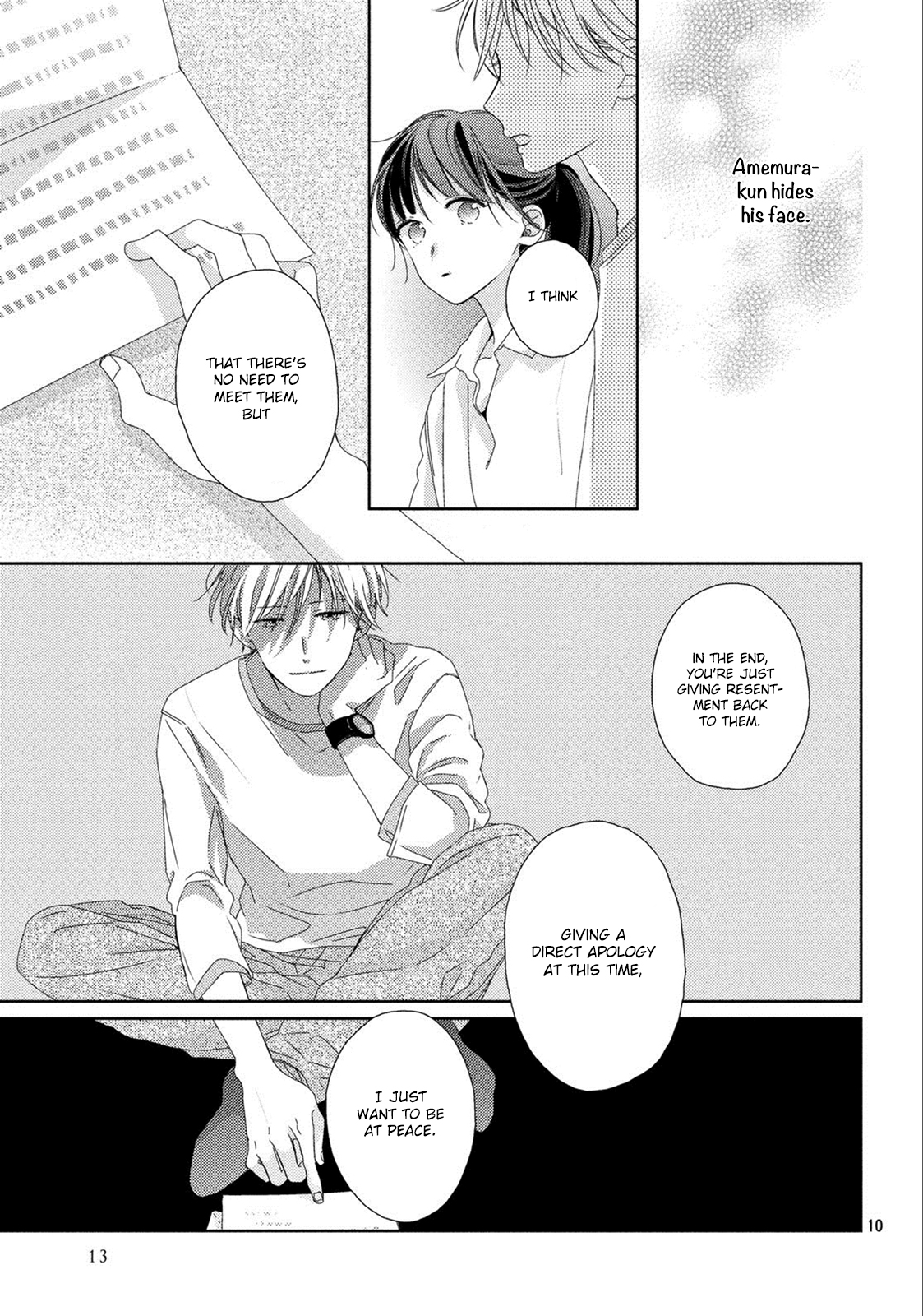 Renzu-Sou no Sankaku Chapter 12 page 9 - Chapter 12: determination and smile