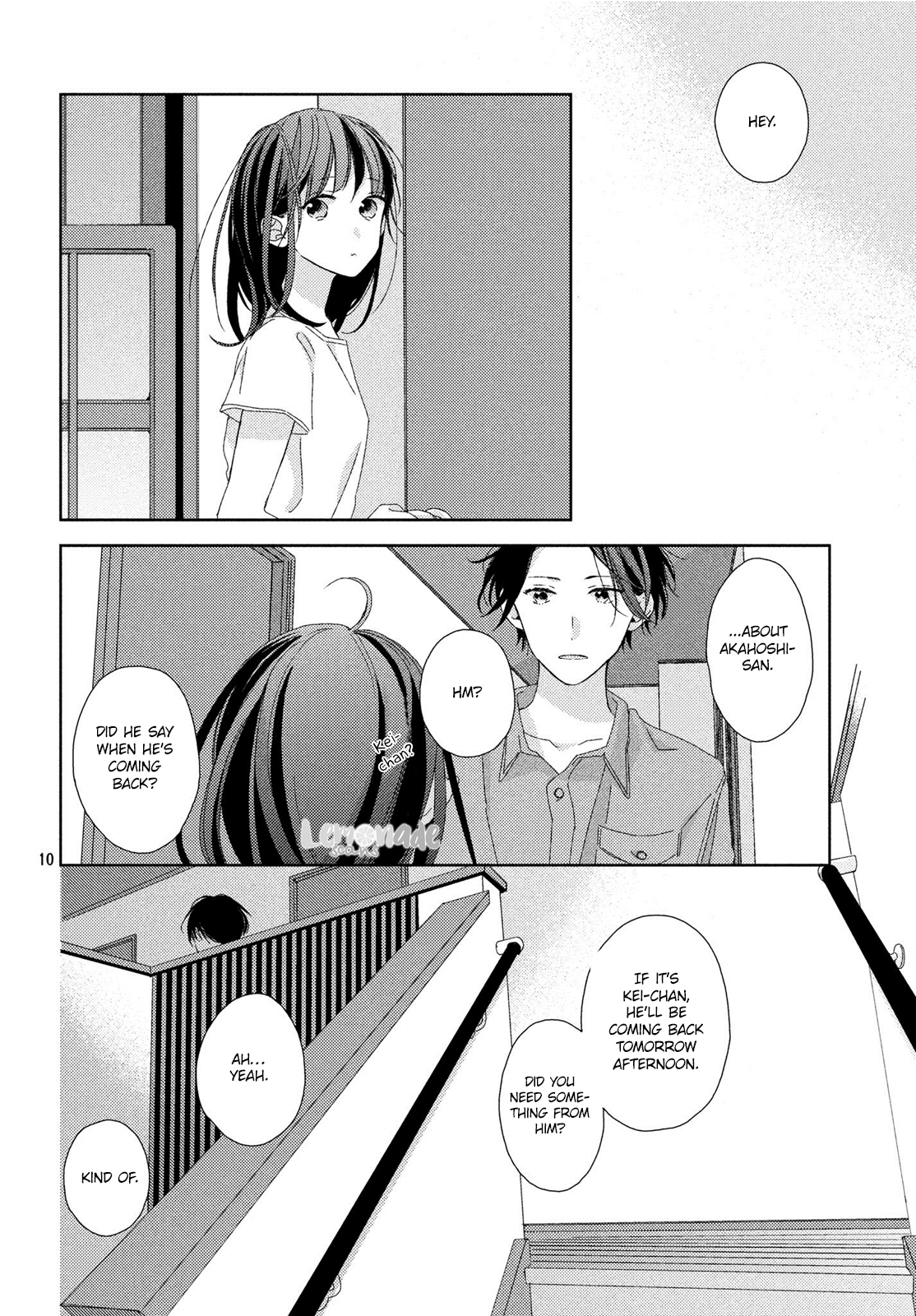 Renzu-Sou no Sankaku Chapter 13 page 11 - Chapter 13: Farewell Kiss