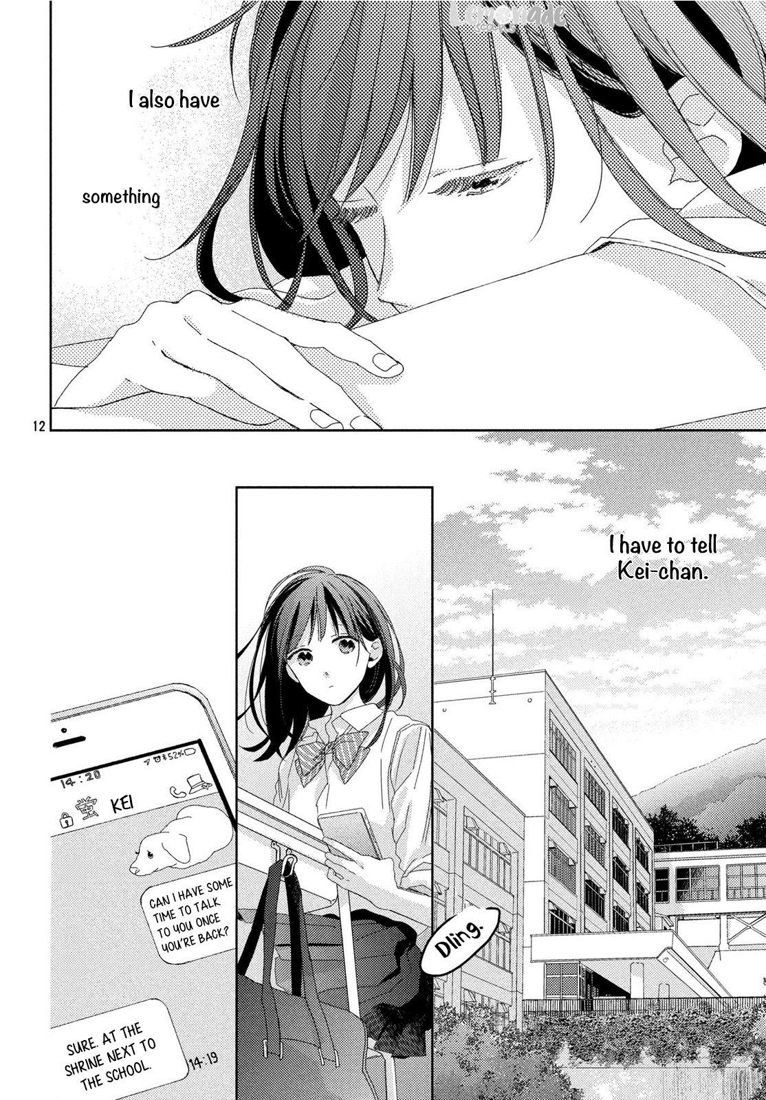 Renzu-Sou no Sankaku Chapter 13 page 13 - Chapter 13: Farewell Kiss