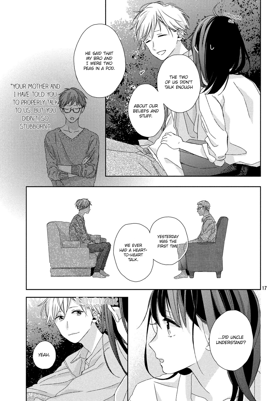 Renzu-Sou no Sankaku Chapter 13 page 18 - Chapter 13: Farewell Kiss