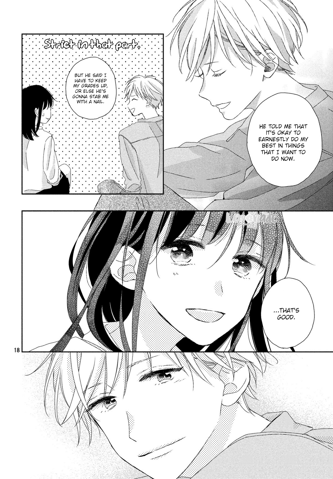 Renzu-Sou no Sankaku Chapter 13 page 19 - Chapter 13: Farewell Kiss