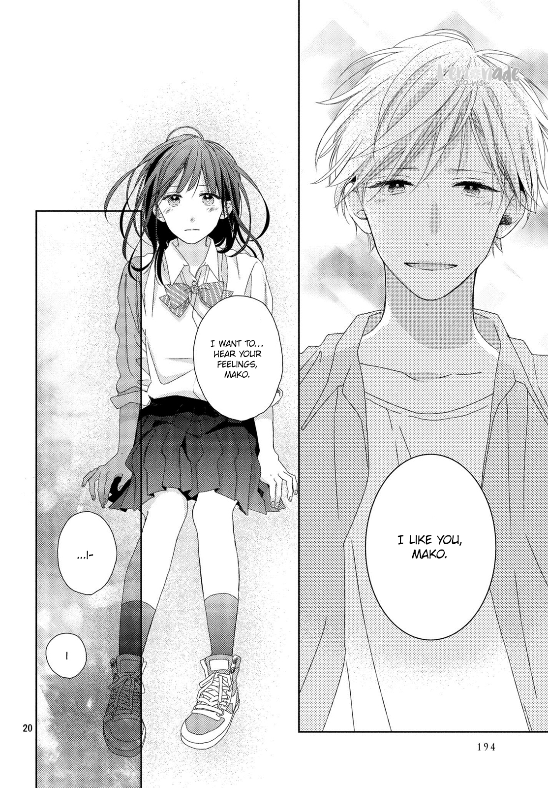 Renzu-Sou no Sankaku Chapter 13 page 21 - Chapter 13: Farewell Kiss