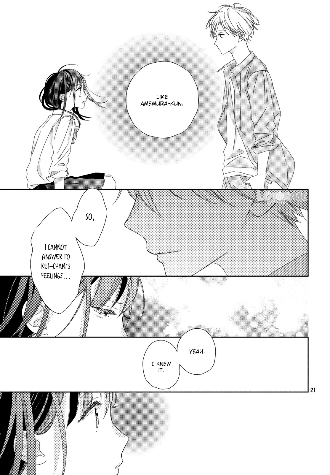 Renzu-Sou no Sankaku Chapter 13 page 22 - Chapter 13: Farewell Kiss