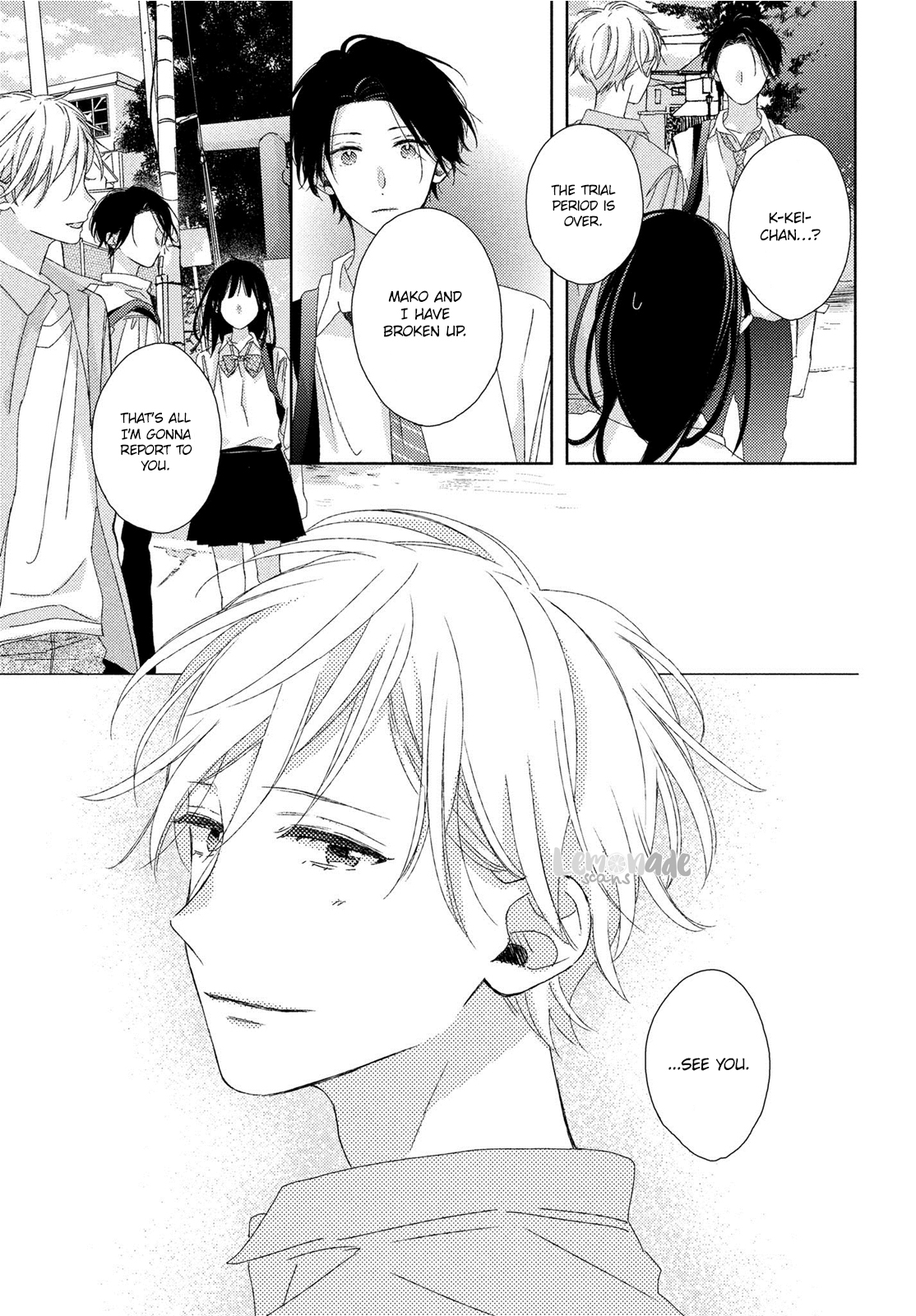 Renzu-Sou no Sankaku Chapter 13 page 30 - Chapter 13: Farewell Kiss