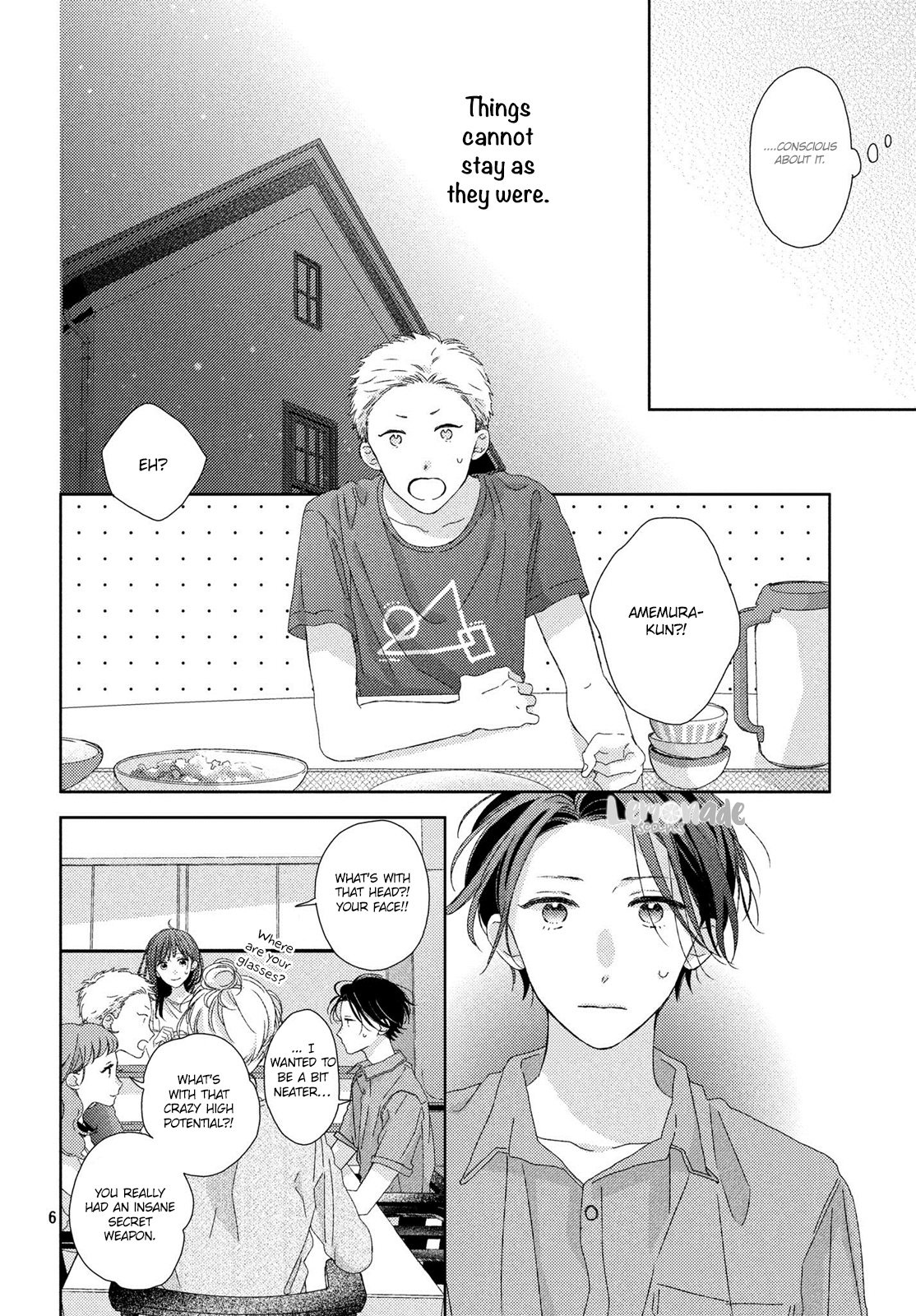 Renzu-Sou no Sankaku Chapter 13 page 7 - Chapter 13: Farewell Kiss