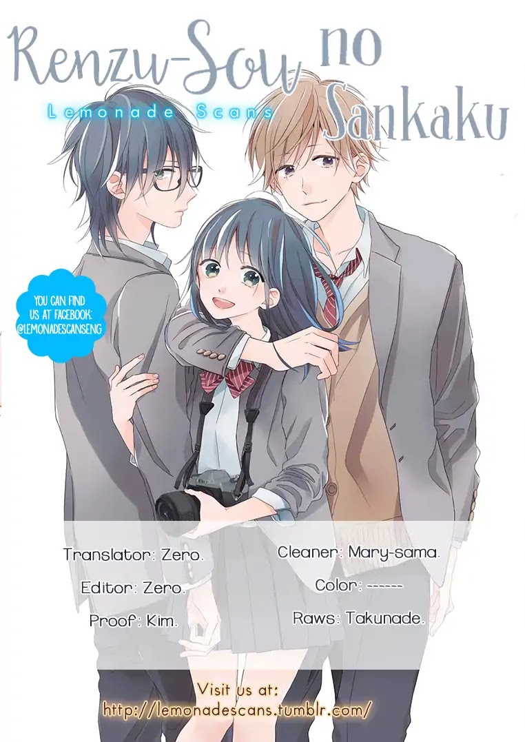 Renzu-Sou no Sankaku Chapter 8 page 1 - Chapter 8: Film 8