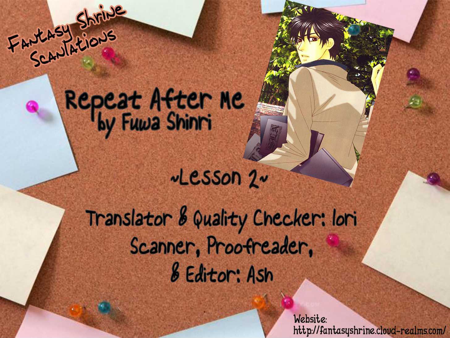 Repeat After Me? Chapter 2 page 3 - Chapter 2: Lesson 2