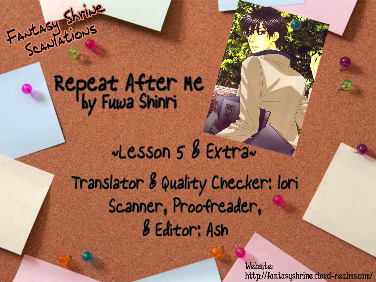 Repeat After Me? Chapter 5 page 3 - Chapter 5: Lesson 5 + Extra [Spring Garden]