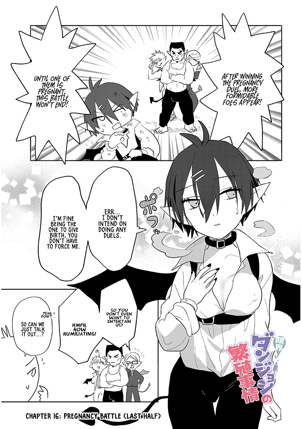 Repopulating the Dungeon Depleted of Monsters Chapter 16 page 1 - Chapter 16: Pregnancy battle: Last half