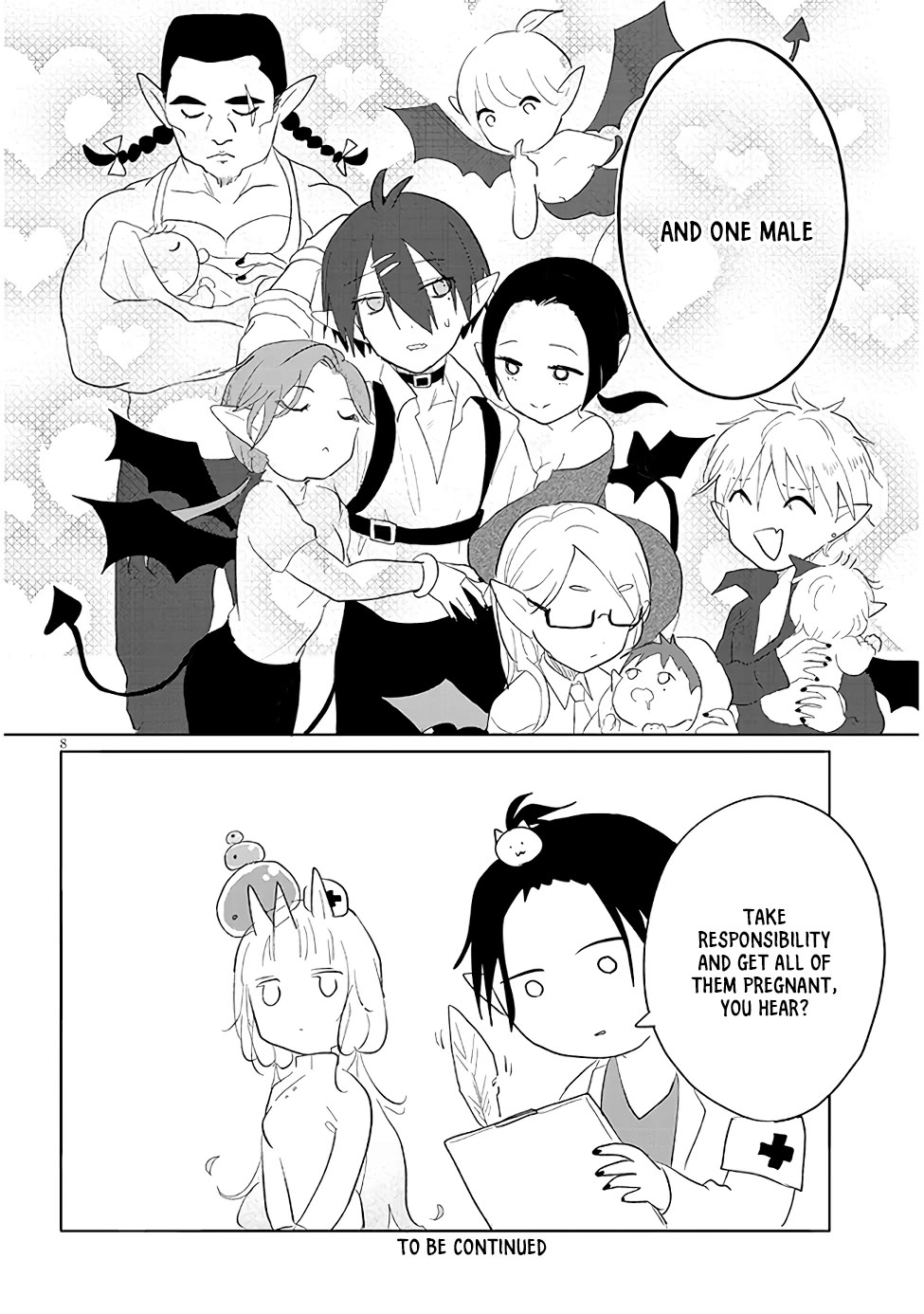 Repopulating the Dungeon Depleted of Monsters Chapter 16 page 8 - Chapter 16: Pregnancy battle: Last half