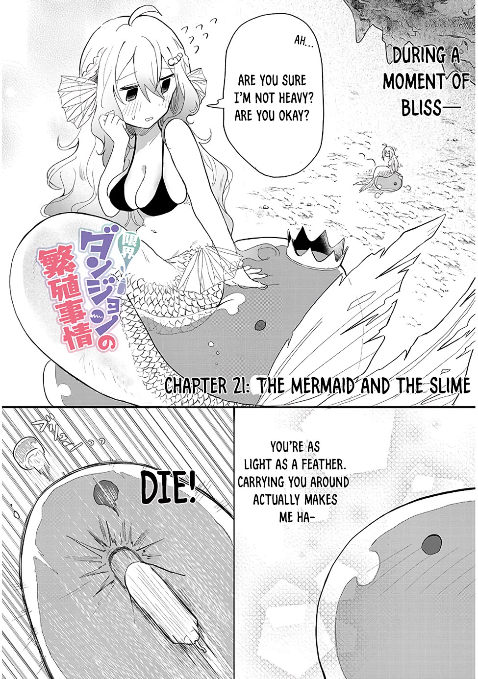Repopulating the Dungeon Depleted of Monsters Chapter 21 page 1 - Chapter 21: The Mermaid and The Slime