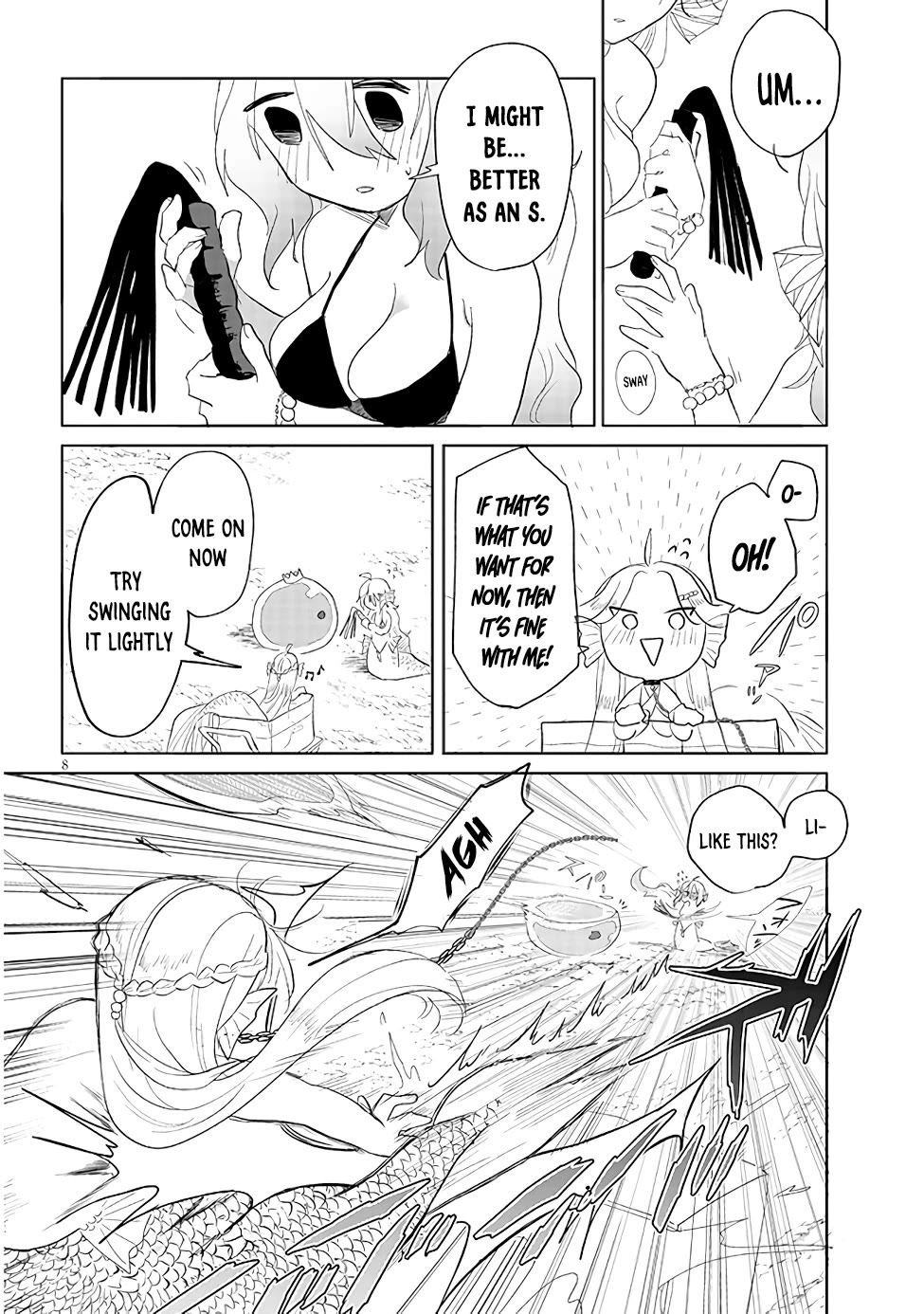 Repopulating the Dungeon Depleted of Monsters Chapter 21 page 8 - Chapter 21: The Mermaid and The Slime