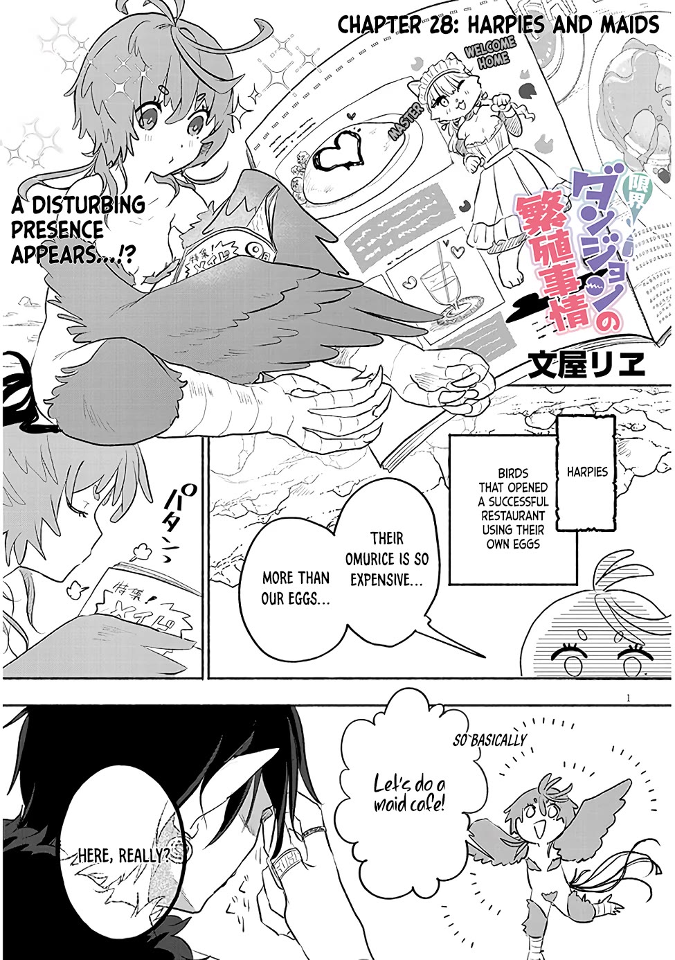 Repopulating the Dungeon Depleted of Monsters Chapter 28 page 1 - Chapter 28: Harpies and Maids