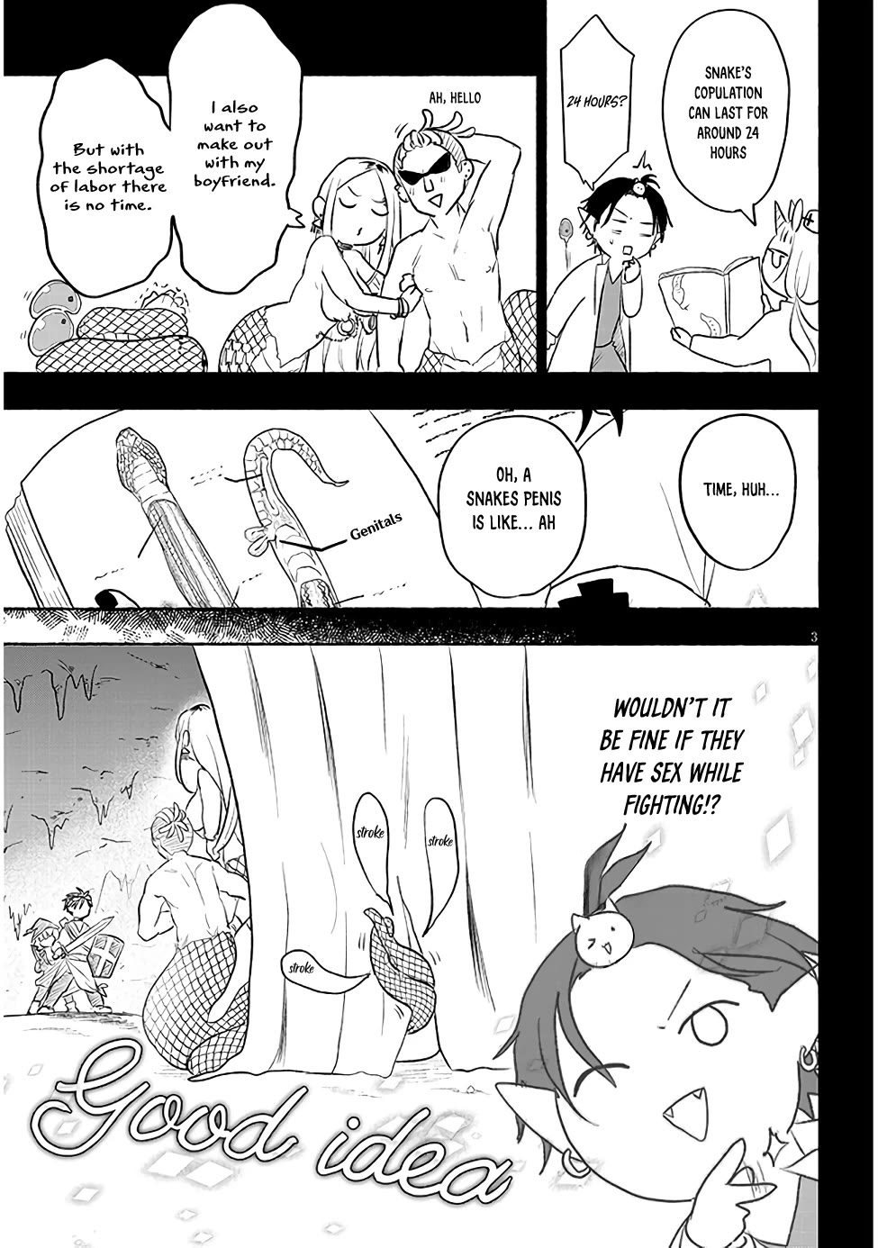 Repopulating the Dungeon Depleted of Monsters Chapter 29 page 3 - Chapter 29: Lamia's Sexuality