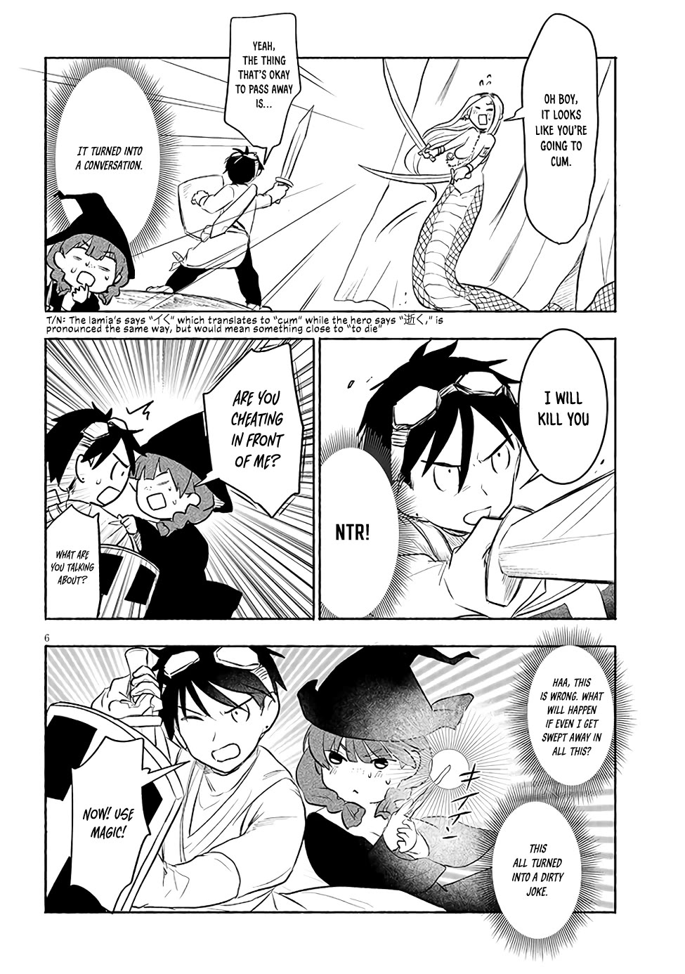 Repopulating the Dungeon Depleted of Monsters Chapter 29 page 6 - Chapter 29: Lamia's Sexuality