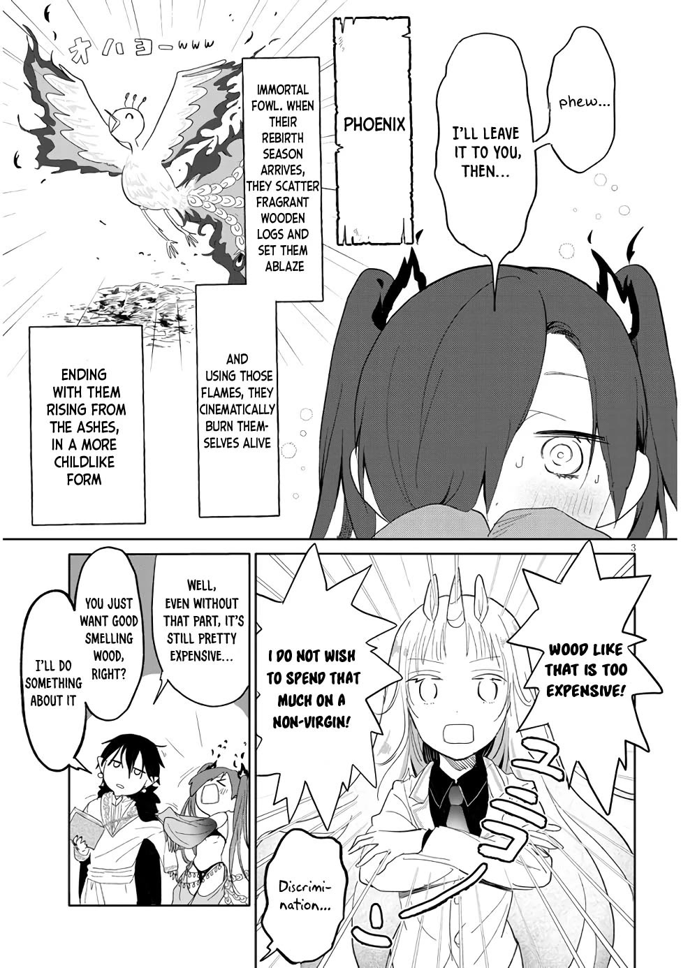 Repopulating the Dungeon Depleted of Monsters Chapter 4 page 3 - Chapter 4: How to cook a phoenix