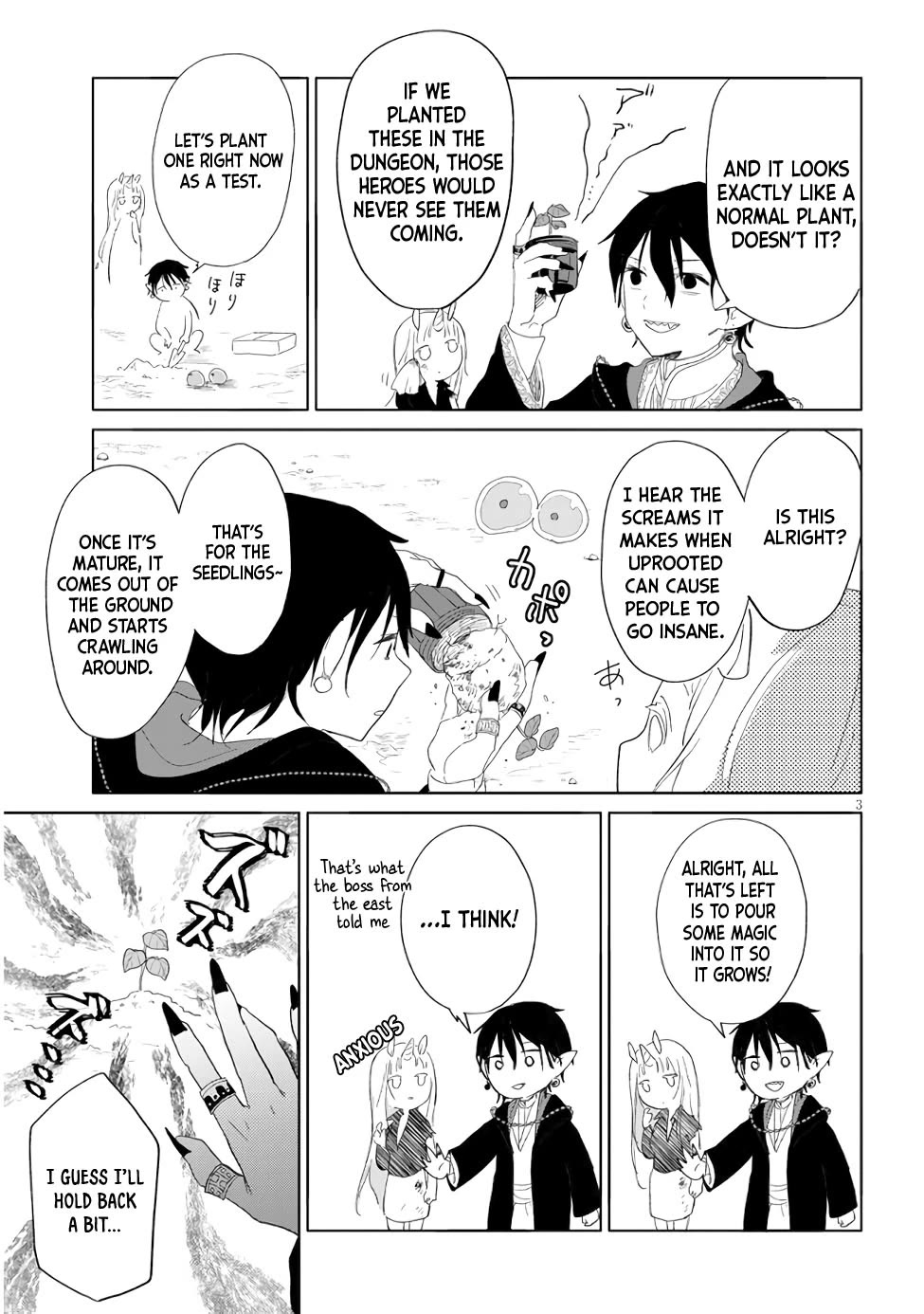 Repopulating the Dungeon Depleted of Monsters Chapter 5 page 3 - Chapter 5: How to raise a mandragora