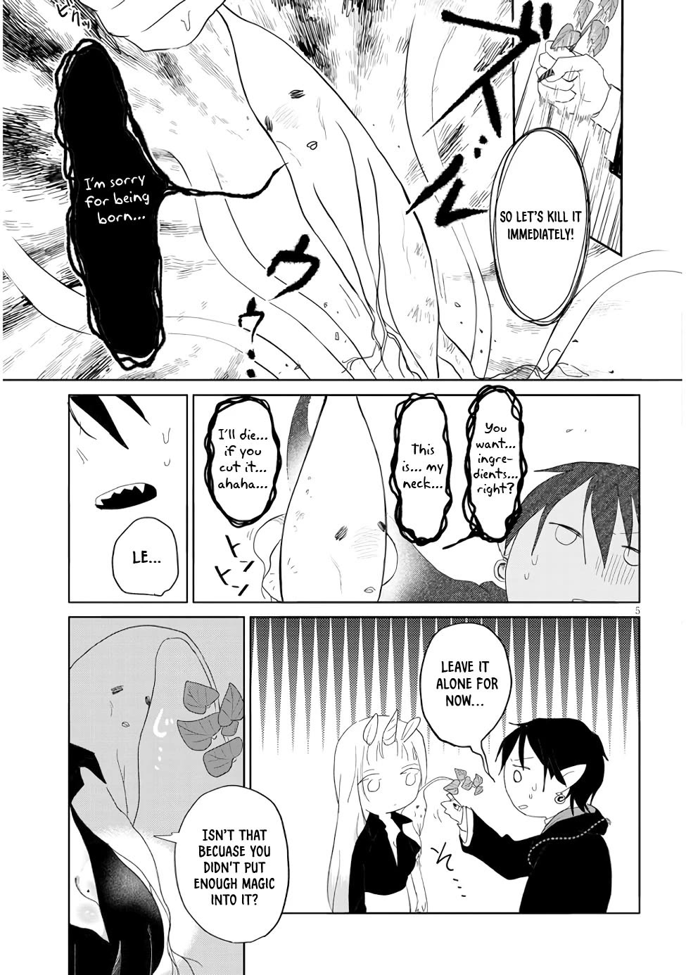 Repopulating the Dungeon Depleted of Monsters Chapter 5 page 5 - Chapter 5: How to raise a mandragora