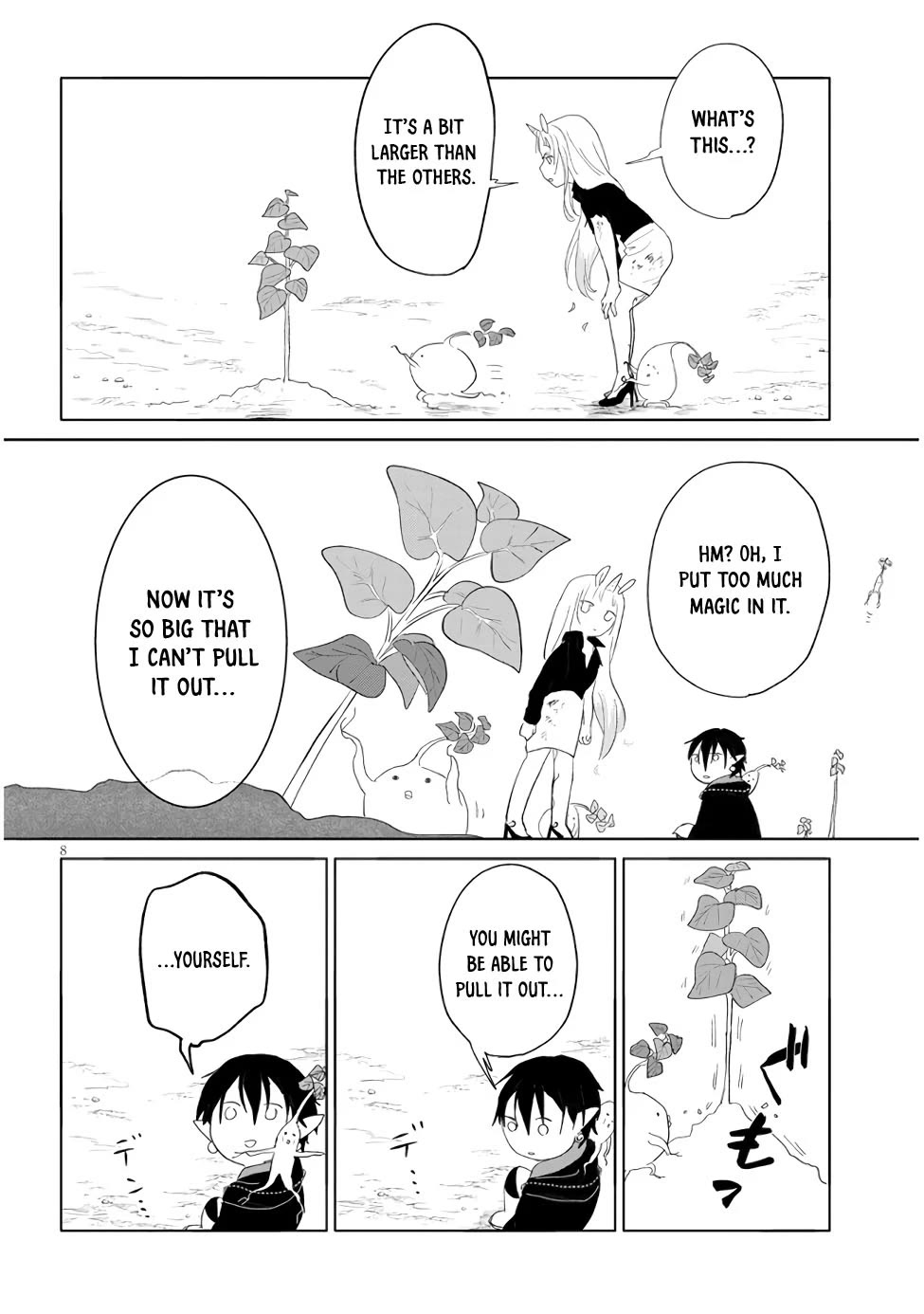 Repopulating the Dungeon Depleted of Monsters Chapter 5 page 8 - Chapter 5: How to raise a mandragora
