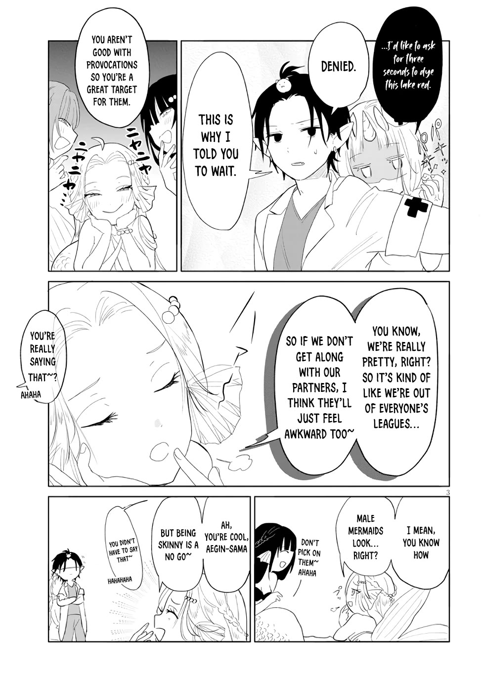 Repopulating the Dungeon Depleted of Monsters Chapter 7 page 3 - Chapter 7: How to discipline mermaids