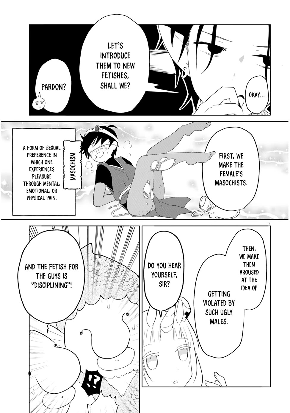 Repopulating the Dungeon Depleted of Monsters Chapter 7 page 7 - Chapter 7: How to discipline mermaids