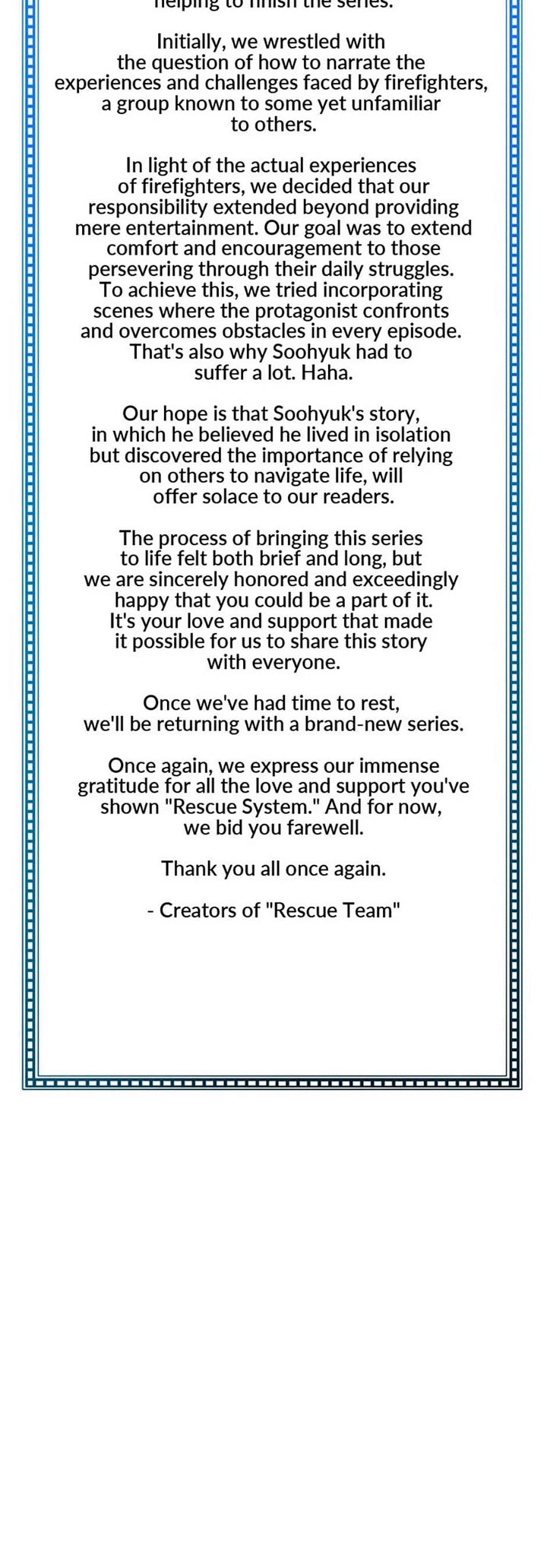 Rescue System Chapter 73 page 42 - Chapter 73 [END]