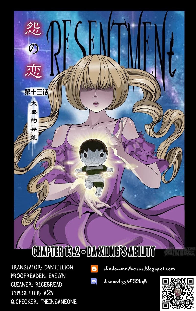 Resentment Chapter 13.2 page 1 - Chapter 13.2: Da Xiong's Ability