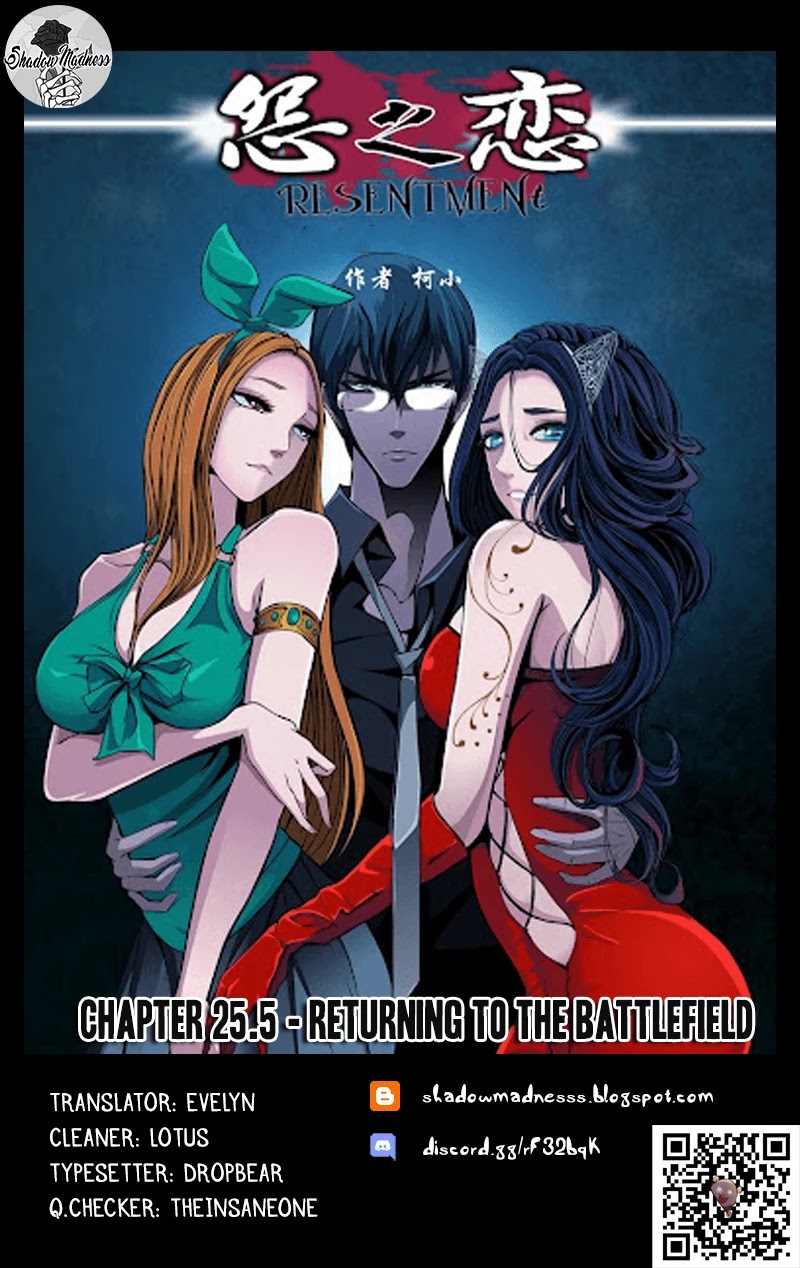 Resentment Chapter 25.5 page 1 - Chapter 25.5: Return to the battlefield