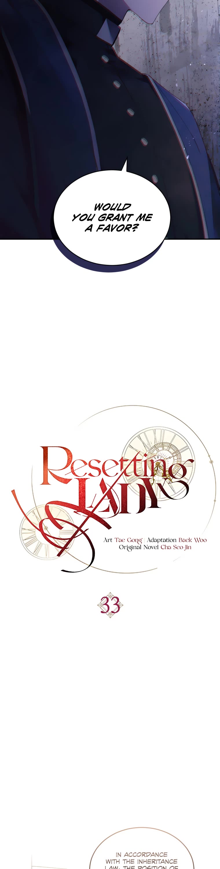 Resetting Lady Chapter 33 page 24 - Chapter 33