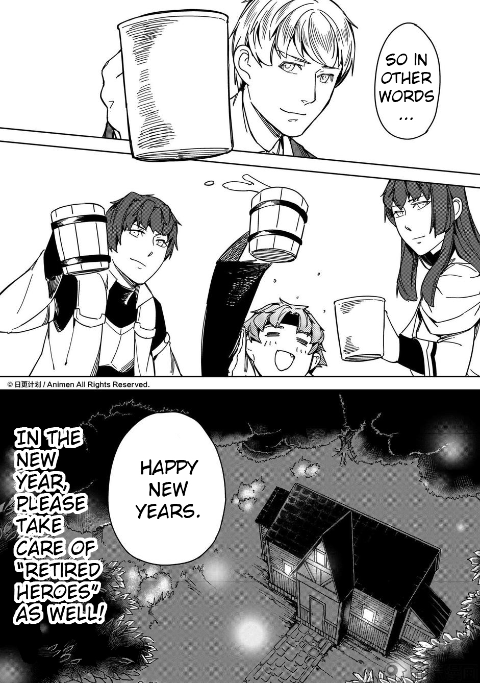 Retired Heroes Chapter 18.5 page 19 - Chapter 18.5: Omake