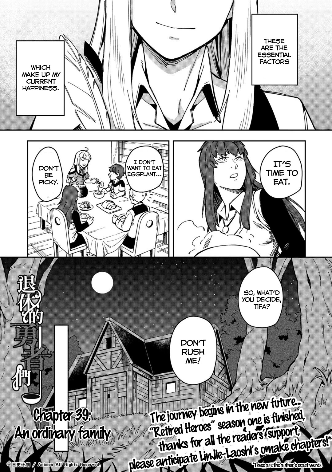 Retired Heroes Chapter 39 page 45 - Chapter 39: An Ordinary Family
