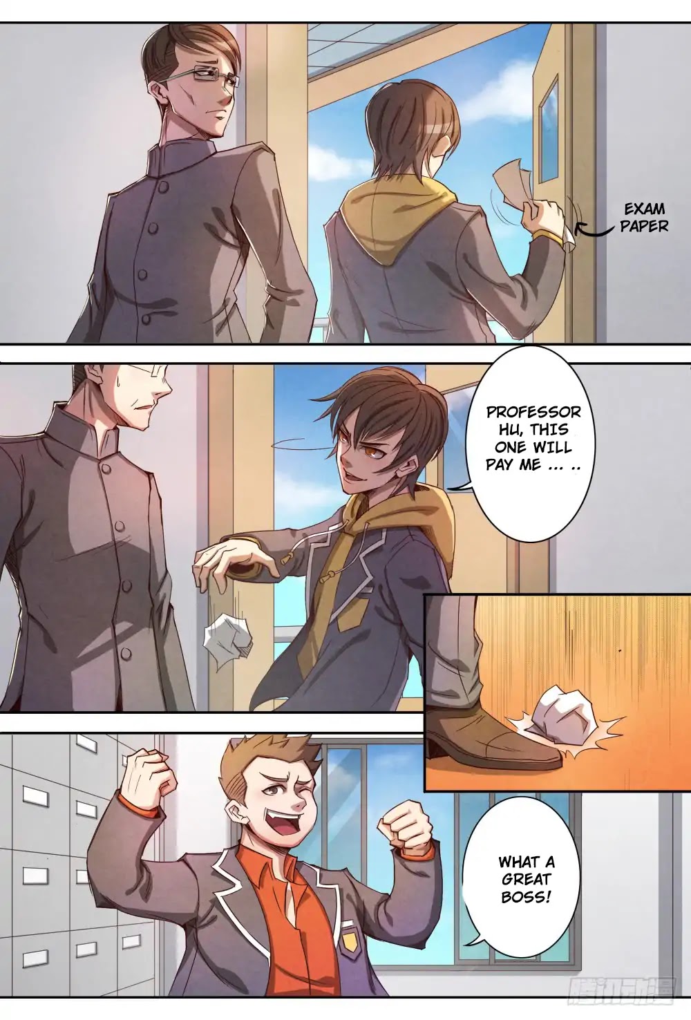 Return From the World of Immortals Chapter 3 page 12 - Chapter 3: Back to school