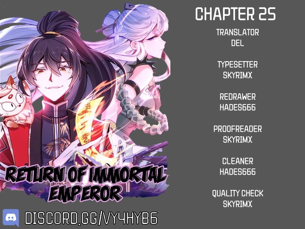 Return of Immortal Emperor Chapter 25 page 1 - Chapter 25: The Truth (Part Two)