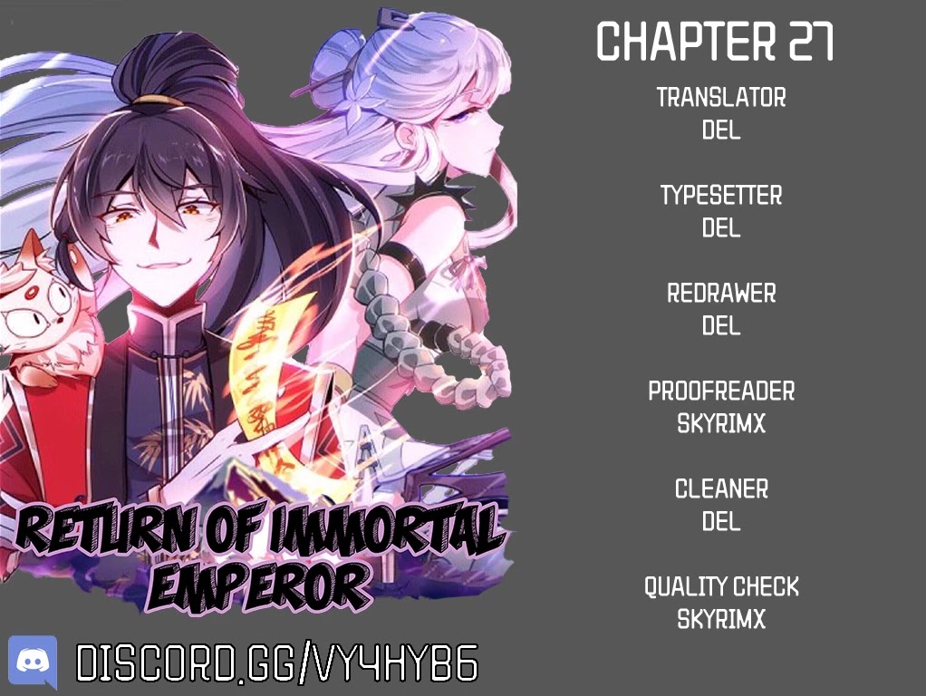 Return of Immortal Emperor Chapter 27 page 1 - Chapter 27: Fear