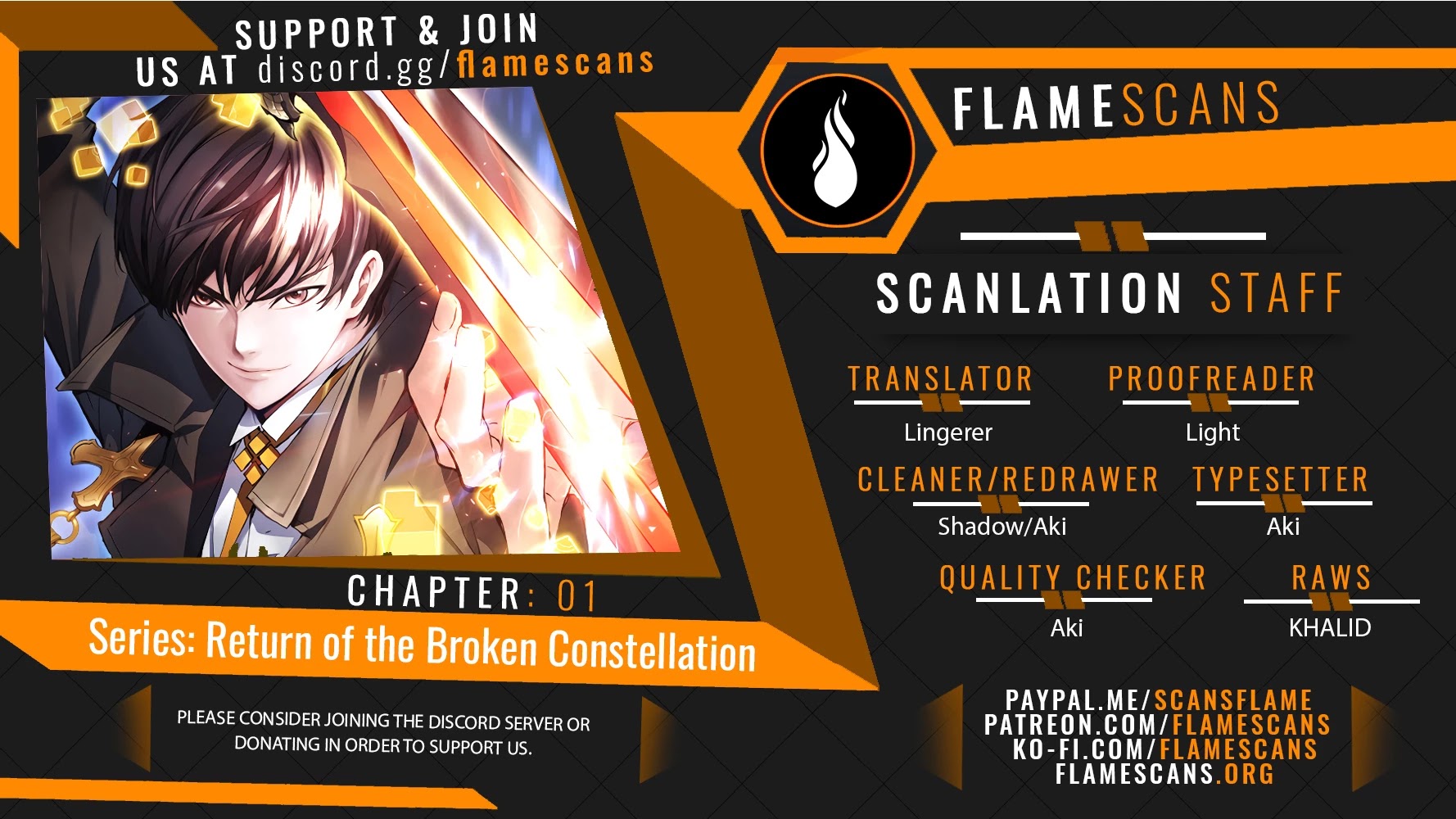 Return of the Broken Constellation Chapter 1 page 1 - Chapter 1