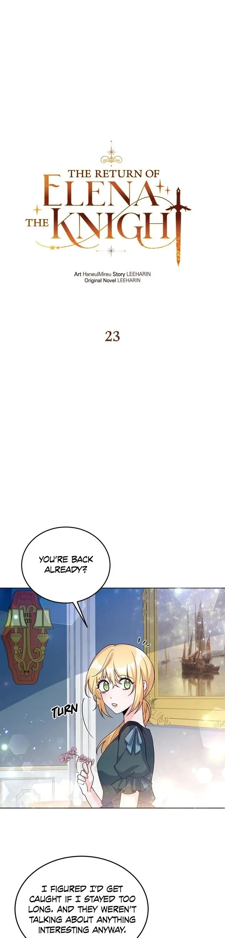 Return of the Female Knight Chapter 23 page 1 - Chapter 23