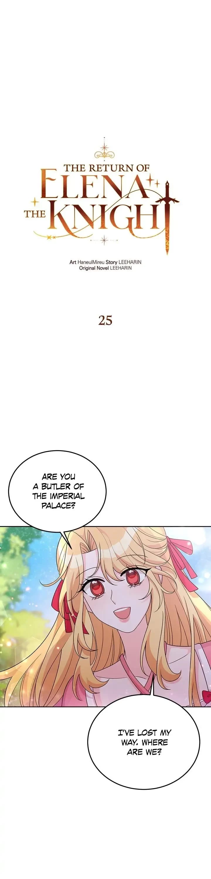 Return of the Female Knight Chapter 25 page 1 - Chapter 25