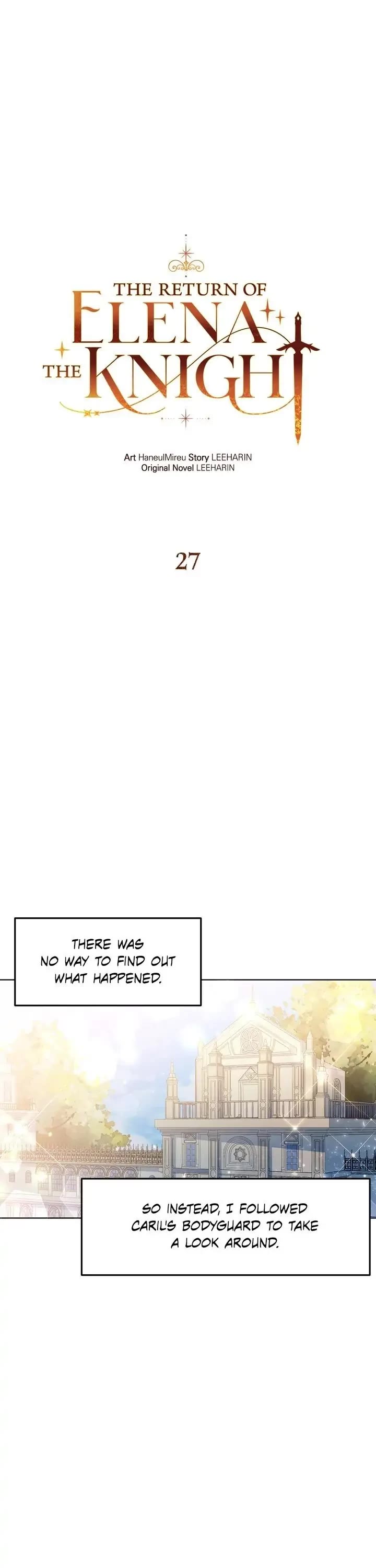 Return of the Female Knight Chapter 27 page 1 - Chapter 27
