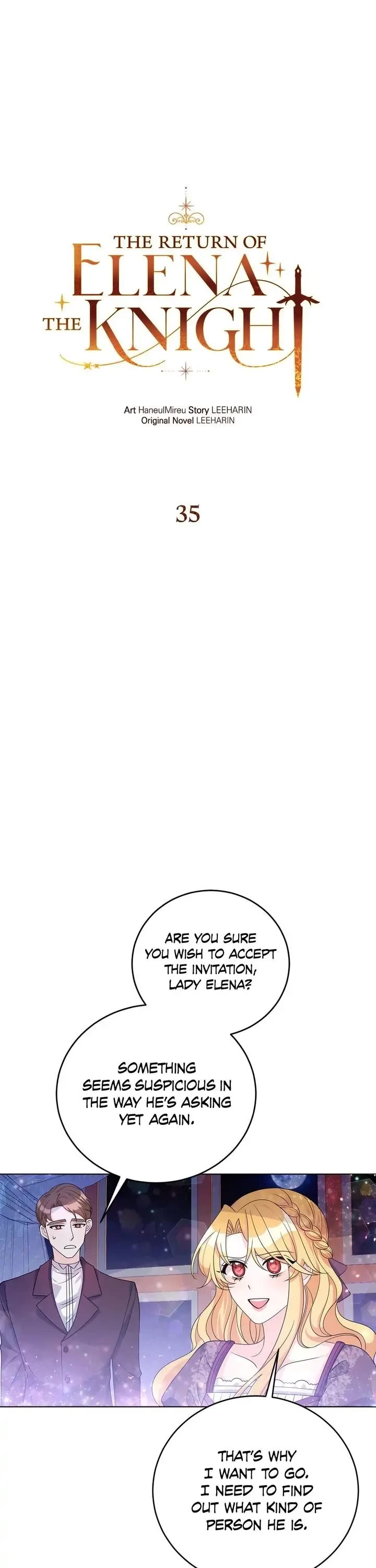 Return of the Female Knight Chapter 35 page 1 - Chapter 35
