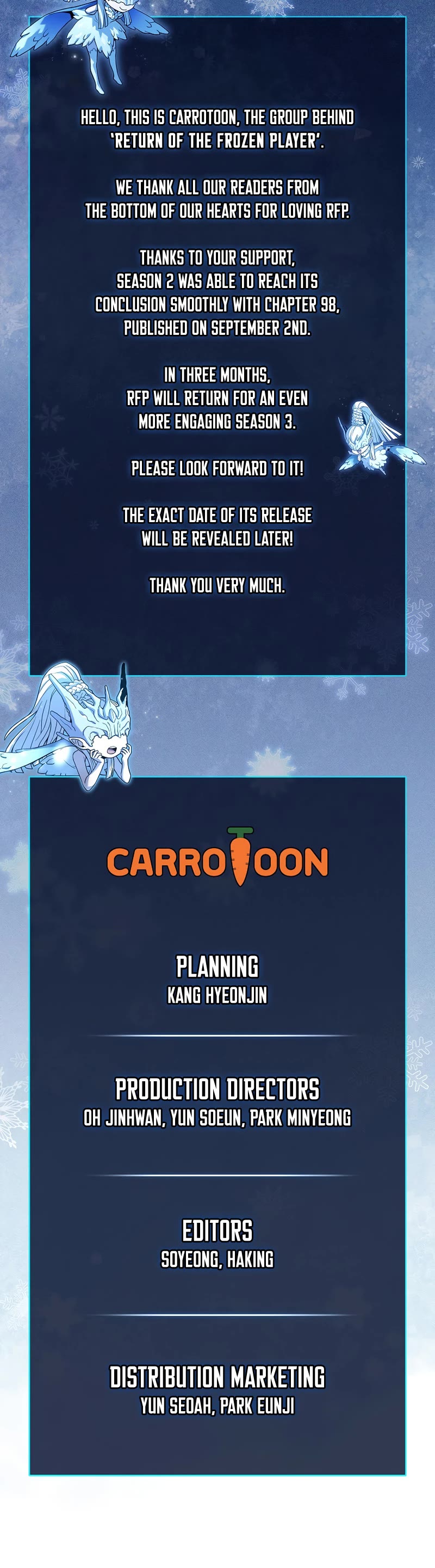 Return of the Frozen Player Chapter 98 page 47 - Chapter 98: Season 2 End